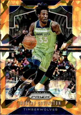 2019-20 Panini Prizm Orange Ice card of Robert Covington Minnesota Timberwolves