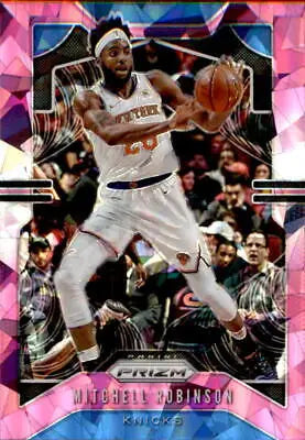 Mitchell Robinson 2019-20 Panini Prizm Pink Ice basketball card for collectors