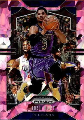 2019-20 Panini Prizm Pink Ice Josh Hart New Orleans Pelicans NBA trading card