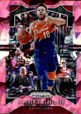 2019-20 Panini Prizm Pink Ice Matthew Dellavedova trading card Cleveland Cavaliers NM-MT