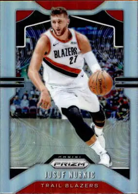 2019-20 Panini Prizm Silver #118 Jusuf Nurkic Portland Trail Blazers Basketball Card