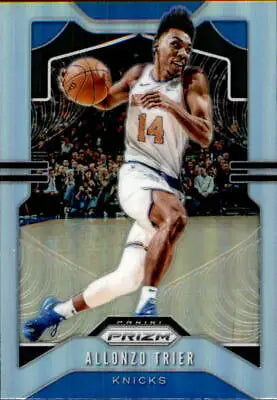 2019-20 Panini Prizm Silver Allonzo Trier New York Knicks NBA trading card NM-MT