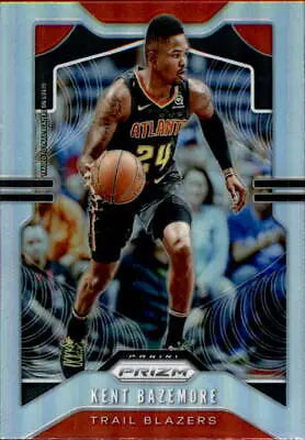 Kent Bazemore 2019-20 Panini Prizm Silver Card for Portland Trail Blazers NM-MT