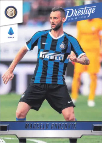 Marcelo Brozović Inter Milan soccer card from 2019-20 Prestige #237 NM-MT condition