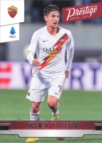 2019-20 Prestige #274 Lorenzo Pellegrini AS Roma Soccer Card in NM-MT condition