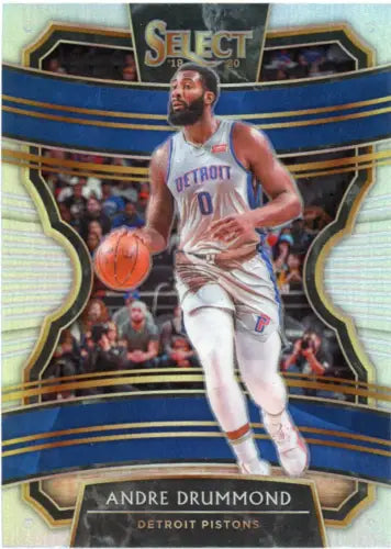 Andre Drummond Detroit Pistons 2019-20 Select Silver Basketball Card NM-MT