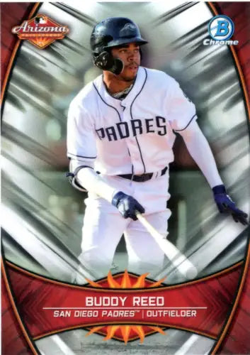 Buddy Reed baseball card from 2019 Bowman Chrome AFL Fall Stars San Diego Padres NM-MT