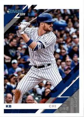 Baseball card of Kris Bryant from 2019 Donruss Variations, Chicago Cubs batter