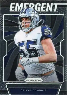 2019 Panini Prizm Emergent Leighton Vander Esch Insert Dallas Cowboys trading card