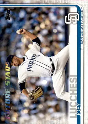 Joey Lucchesi 2019 Topps #265 baseball card featuring San Diego Padres Future Stars