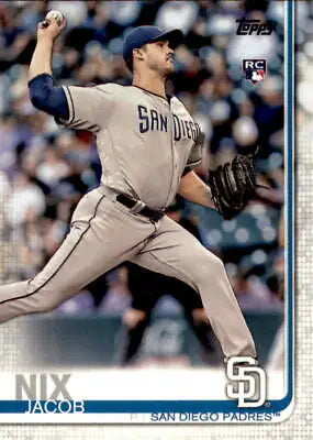 2019 Topps #33 Jacob Nix Rookie San Diego Padres MLB Baseball Card NM-MT