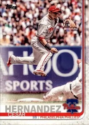 2019 Topps #331 Cesar Hernandez Philadelphia Phillies MLB Baseball Card NM-MT