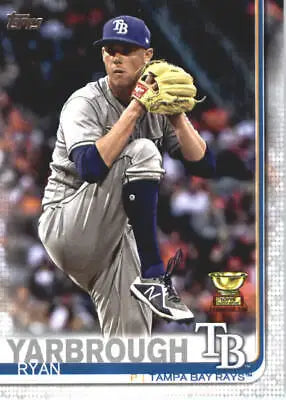 2019 Topps #432 Ryan Yarbrough Tampa Bay Rays Baseball Card in NM-MT condition