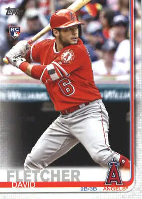 2019 Topps #520 David Fletcher Rookie Los Angeles Angels Baseball MLB Card NM-MT