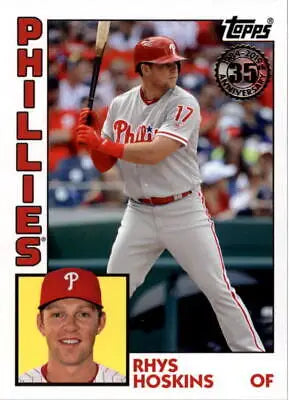 Rhys Hoskins 2019 Topps ’84 Topps Baseball Card Philadelphia Phillies NM-MT