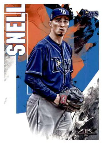 Blake Snell 2019 Topps Fire #138 baseball card with original gloss for collectors