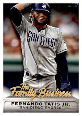 Fernando Tatis Jr. baseball card from 2019 Topps Update Family Business #FB15 MLB NM