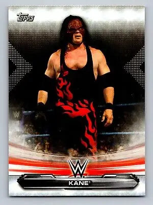 Kane wrestling card from 2019 Topps WWE RAW #40 showcasing the legendary wrestler