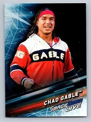 Chad Gable wrestling card from 2019 Topps WWE SmackDown Live #16 collectible set