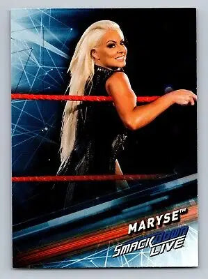 Maryse wrestling card from 2019 Topps WWE SmackDown Live #34 featuring the star athlete