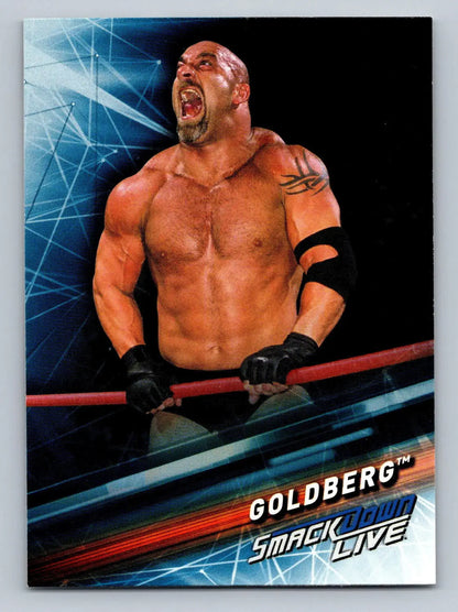 2019 Topps WWE SmackDown Live #77 Goldberg wrestling card for collectors and fans