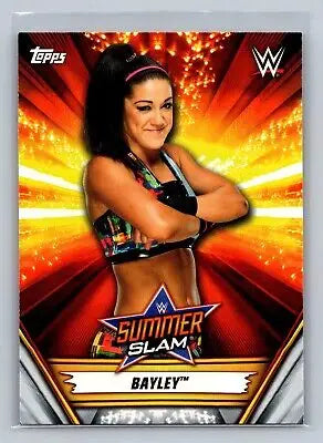 Bayley trading card from 2019 Topps WWE SummerSlam #19 for flat rate collectors