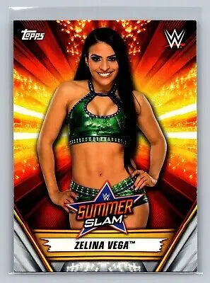 Zelina Vega 2019 Topps WWE SummerSlam #50 trading card for flat rate sale