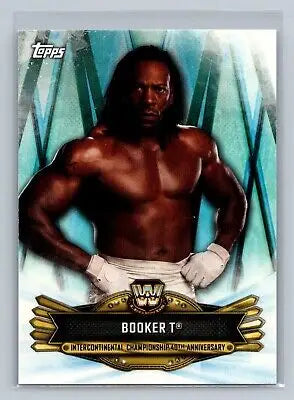 Booker T Legends card from 2019 Topps WWE SummerSlam #IC-29 collectible set