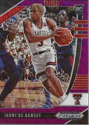 Basketball card of Jahmi’us Ramsey from 2020-21 Panini Prizm Draft Picks Purple Wave