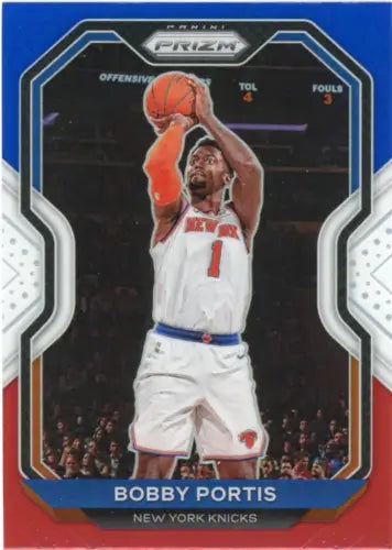 Bobby Portis 2020-21 Panini Prizm Red White and Blue basketball card NM-MT