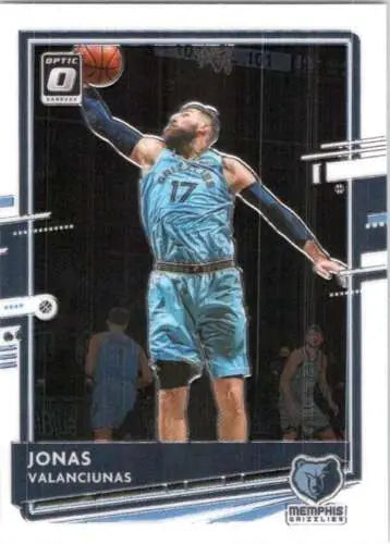 Basketball trading card 2020-21 Donruss Optic #128 Jonas Valanciunas original gloss