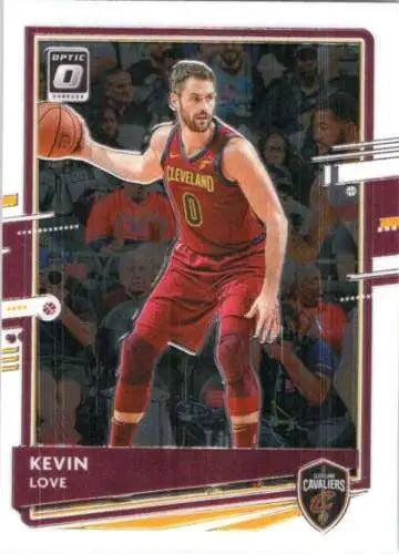 Kevin Love basketball card 2020-21 Donruss Optic original gloss NM-MT Cavaliers