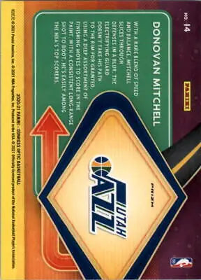 2020-21 Donruss Optic Express Lane Holo Donovan Mitchell basketball card from Utah Jazz