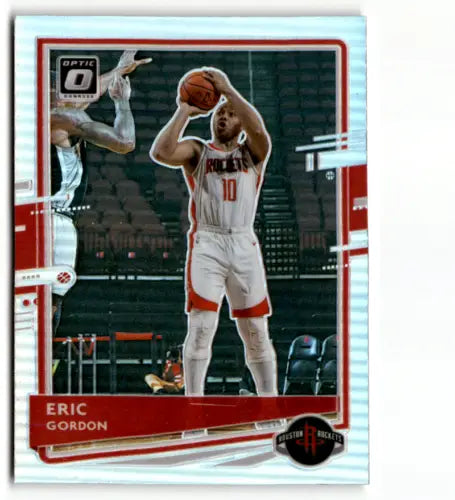 2020-21 Donruss Optic Holo #147 Eric Gordon basketball card with original gloss Rockets