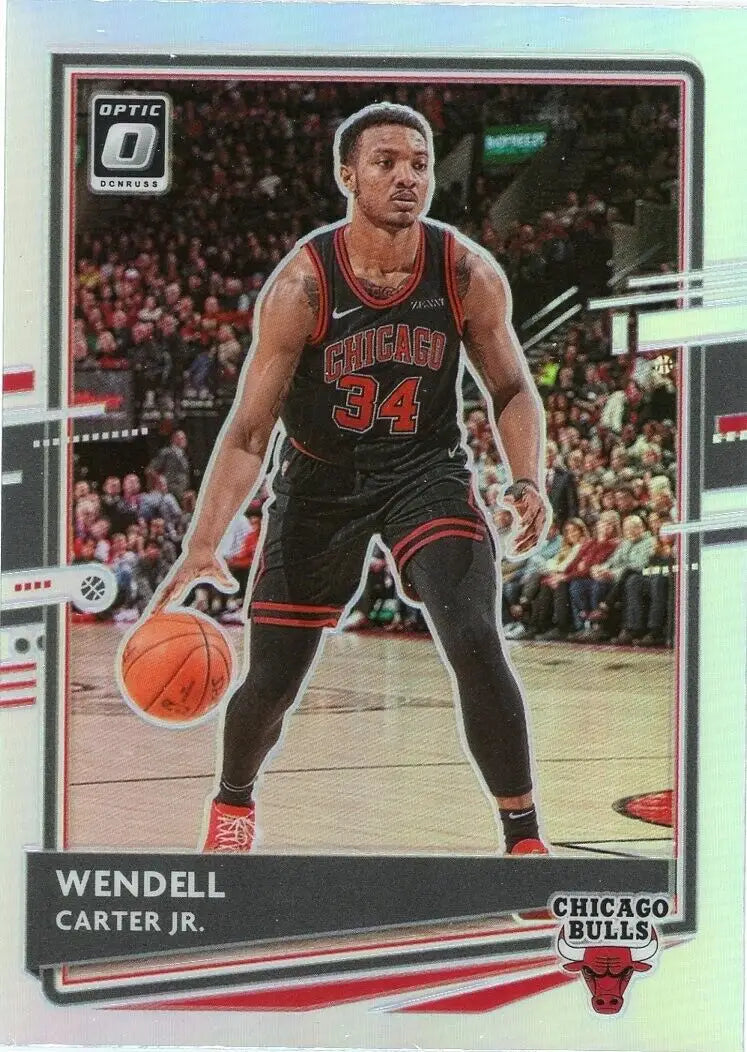 Donruss Optic Wendell Carter Jr Holo basketball card for Chicago Bulls collectors