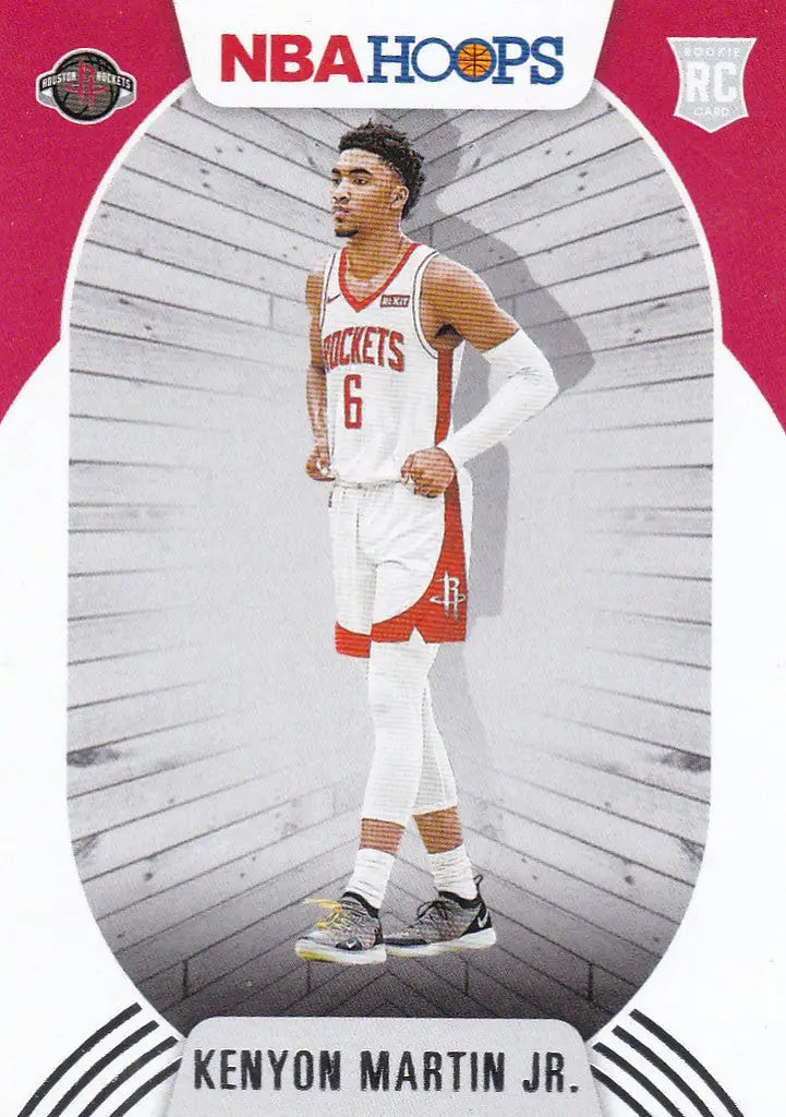 NBA Hoops trading card of Kenyon Martin Jr in Houston Rockets jersey number 6