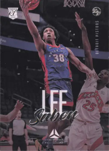 Saben Lee Rookie basketball card from 2020-21 Panini Chronicles Luminance edition