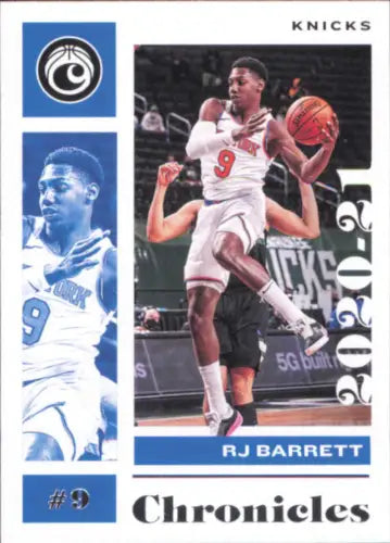 2020-21 Panini Chronicles #18 RJ Barrett New York Knicks Basketball trading card