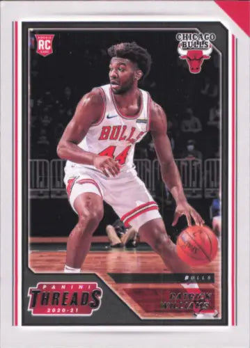 2020-21 Panini Chronicles #95 Patrick Williams Rookies Threads Bulls Card NM-MT