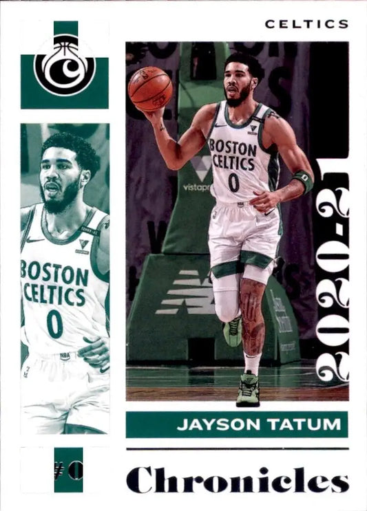 Basketball trading card of Jayson Tatum, Boston Celtics, from Chronicles Jayson Tatum