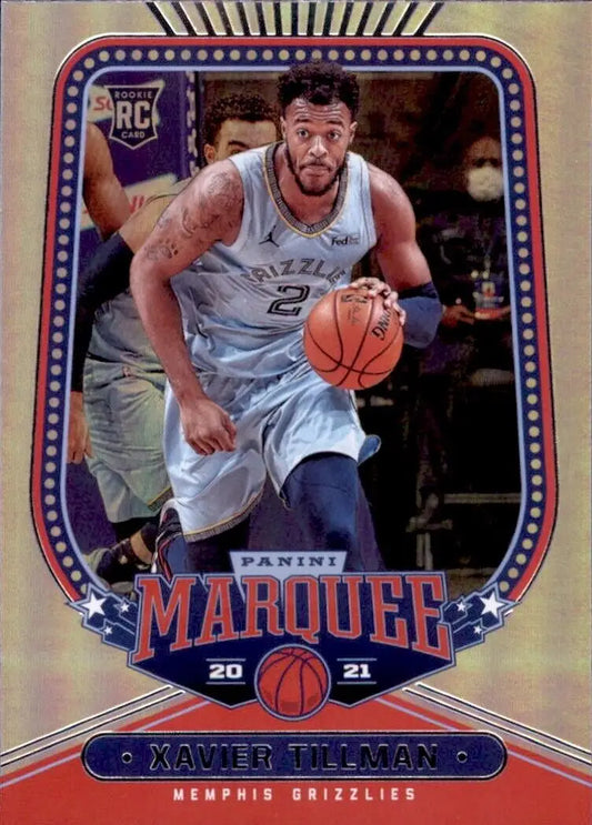 Xavier Tillman Rookie Card from 2020-21 Panini Chronicles Marquee Memphis Grizzlies