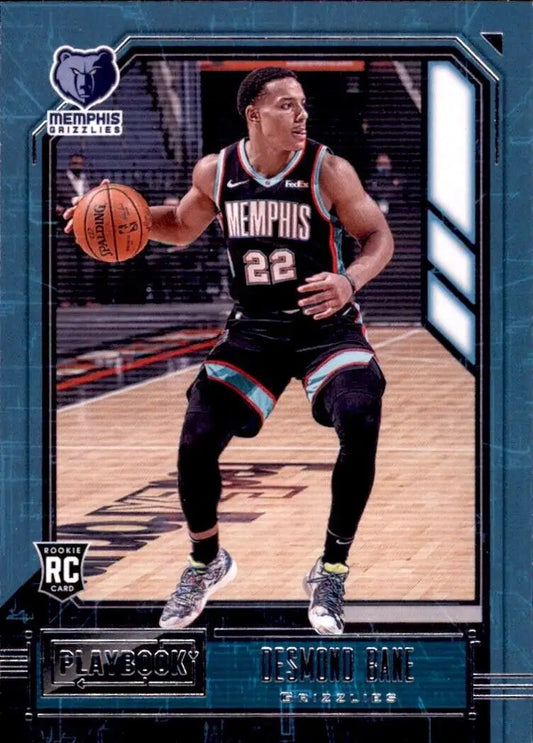 Desmond Bane Rookie Card in 2020-21 Panini Chronicles Playbook Memphis Grizzlies #174