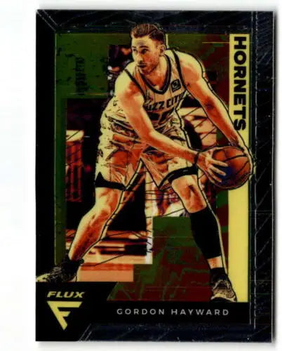 Gordon Hayward basketball card 2020-21 Panini Flux original gloss NM-MT Hornets