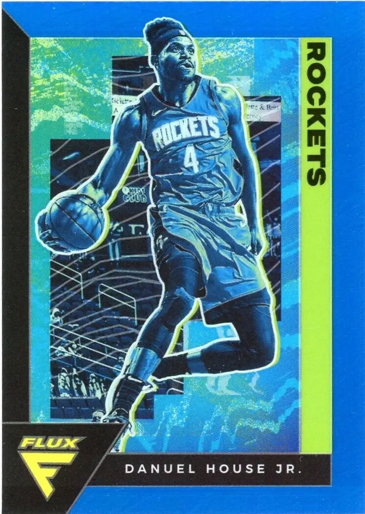 Panini Flux Danuel House Jr Light Blue Houston Rockets NBA Basketball card