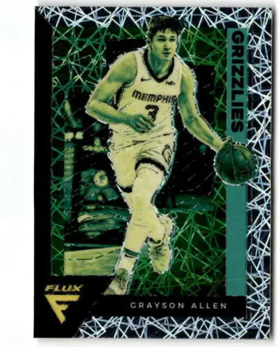 2020-21 Panini Flux Laser Grayson Allen basketball card with original gloss finish