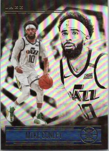 Mike Conley 2020-21 Panini Illusions #119 basketball card with original gloss finish