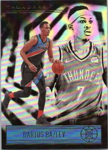 Darius Bazley basketball card 2020-21 Panini Illusions original gloss Thunder ID:41775