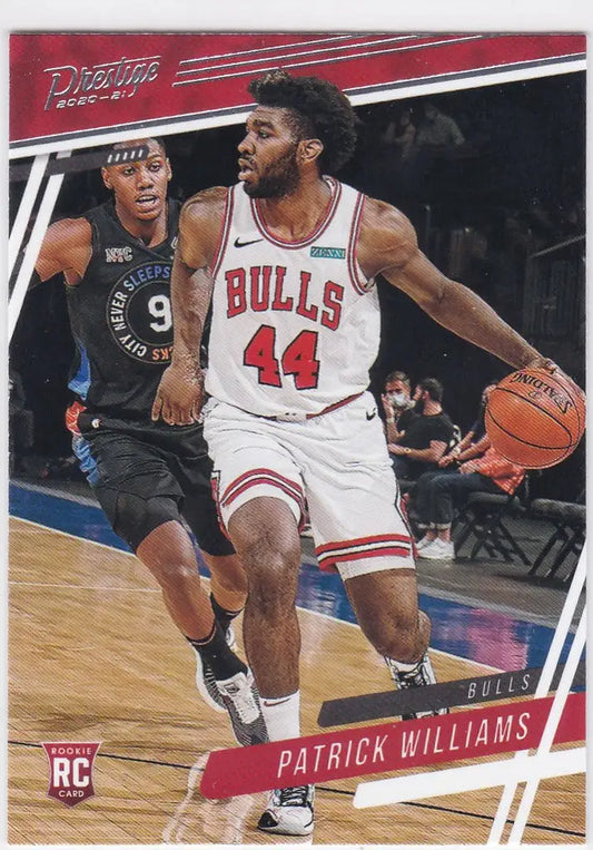 Basketball trading card of Patrick Williams RC Chicago in Panini Prestige jersey number 44