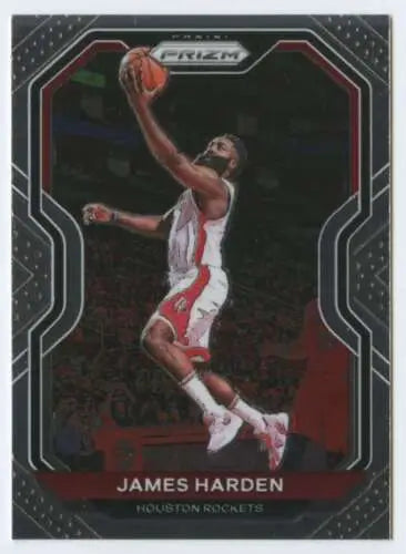 James Harden Panini Prizm basketball card in original gloss from 2020-21 season