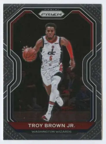 Troy Brown Jr. basketball card featuring original gloss in NM-MT condition for collectors